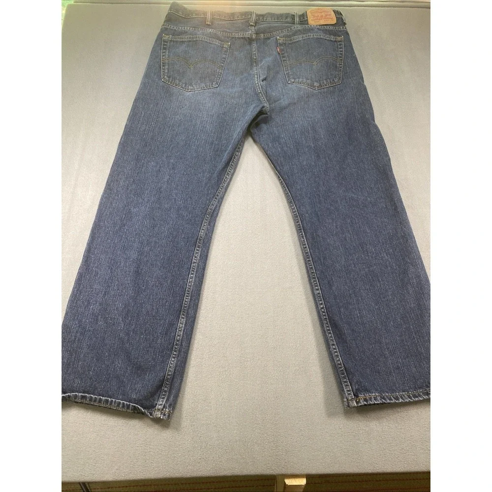 Levis 569 Mens Jeans Dark Wash 40x32 Loose‎ Straight Fit Modern Laid Back